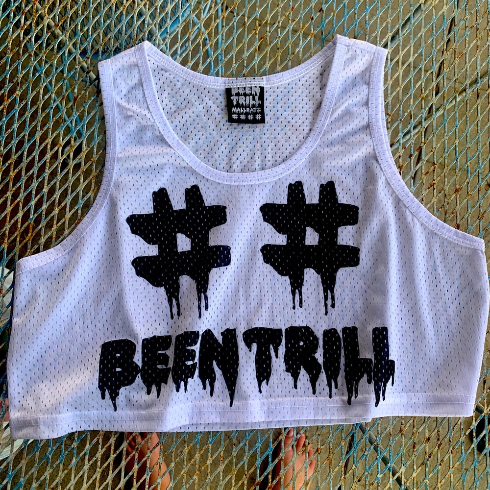 Been Trill cropped jersey tank